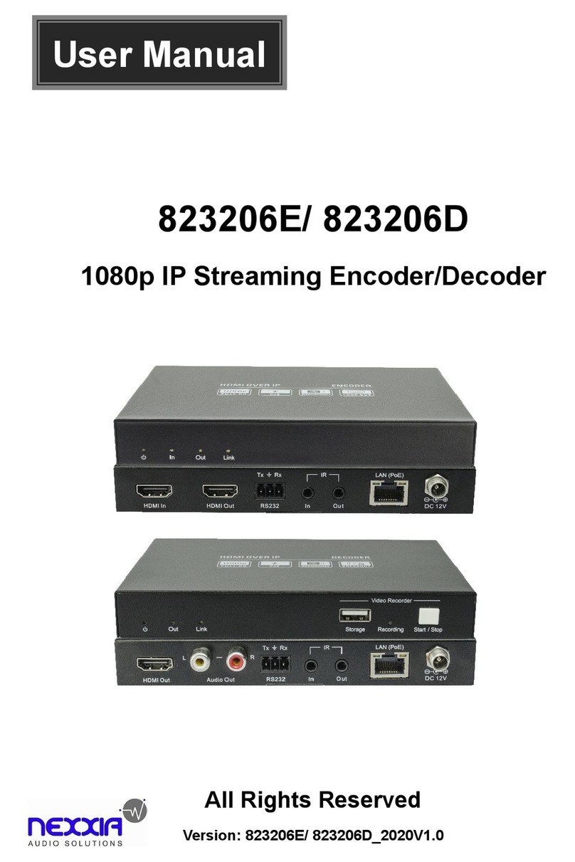 Nexxia 823206E user manual