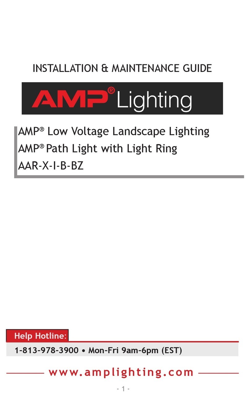 AMP Lighting AAR-I-B-BZ Series Operating and safety instructions AMP Lighting AAR-I-B-BZ Series Operating and safety instructions