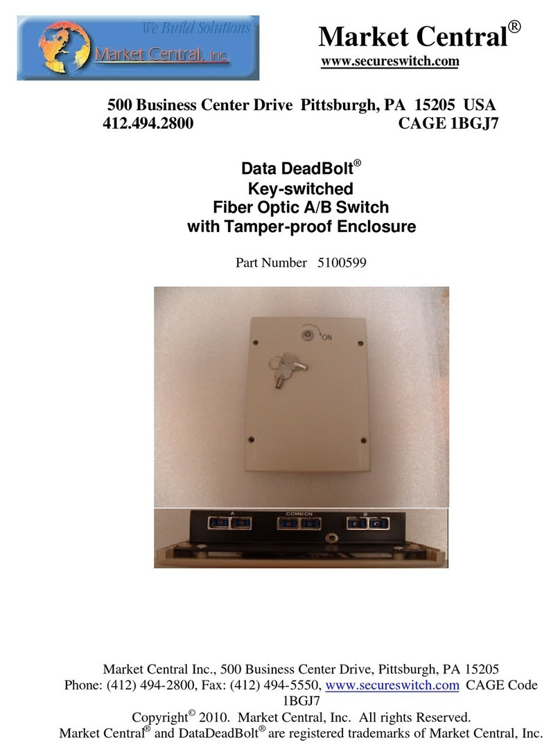 Market Central Data DeadBolt 5100599 manual