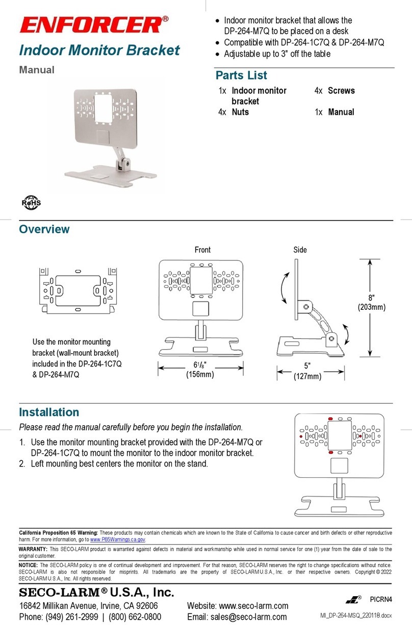 SECO-LARM ENFORCER DP-264-MSQ User manual