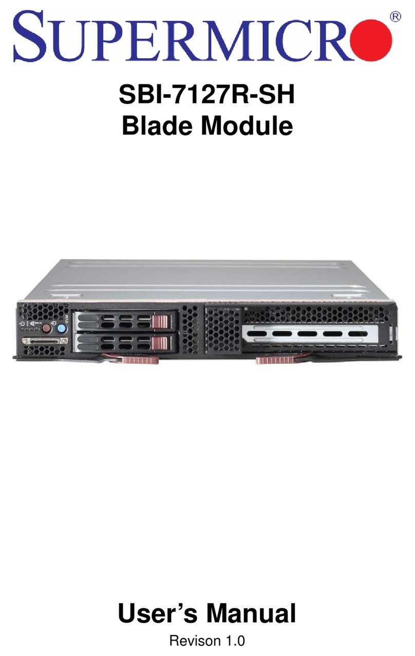 Supermicro SBI-7127R-SH User manual