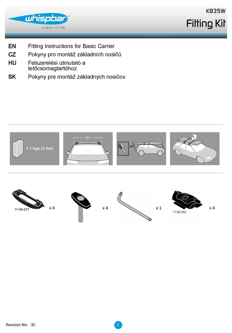 Whispbar K835W User manual
