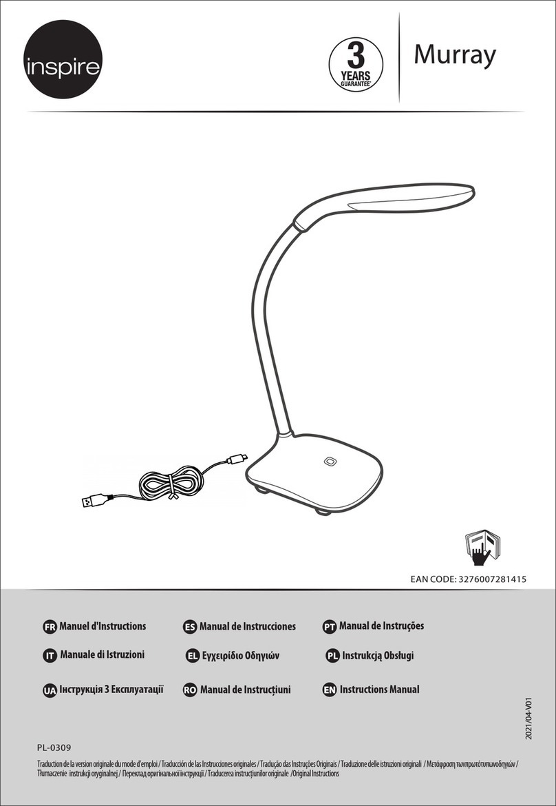 Inspire Murray PL-0309 User manual Inspire Murray PL-0309 User manual