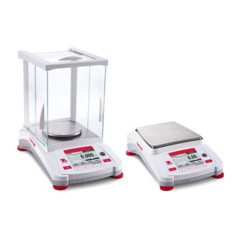OHAUS Adventurer AX User manual