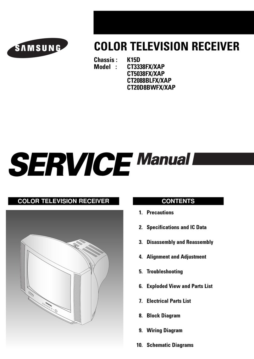 Samsung CT3338FX/XAP Service manual