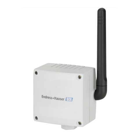 Endress+Hauser SWA70 operating instructions
