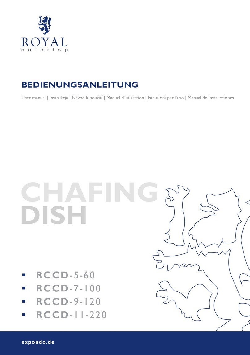 Royal Catering RCCD-5-60 user manual