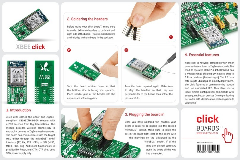 mikroElektronika XBEE click User manual