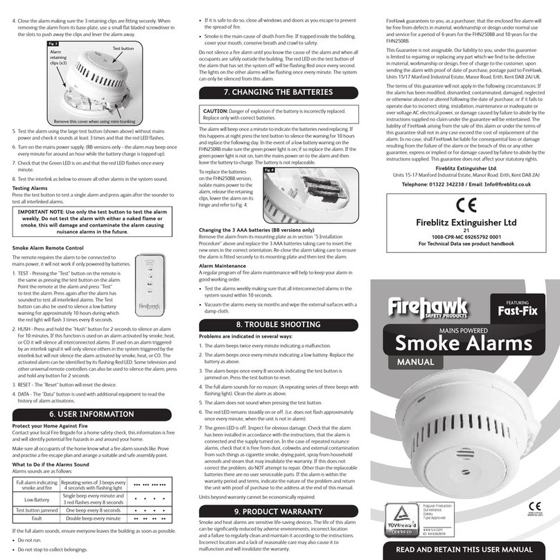 Firehawk Fast-Fix User manual