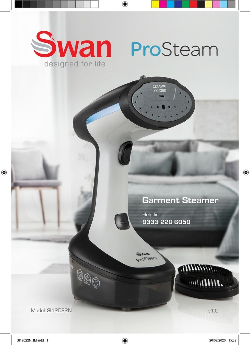 Swann ProSteam SI12022N quick start guide