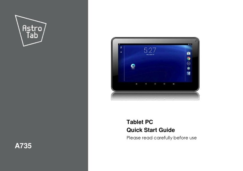 Astro Tab A735 quick start guide