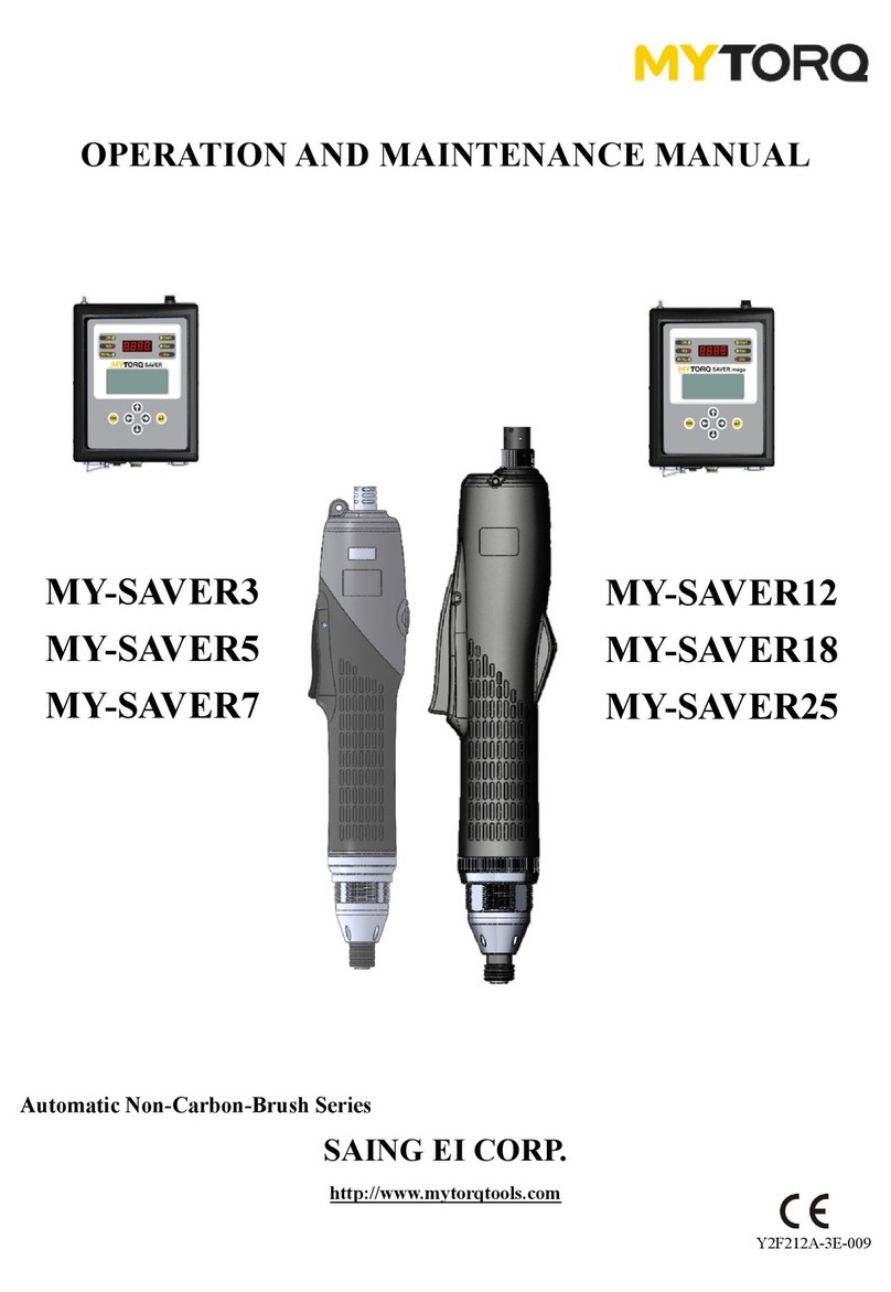 MYTORQ MY-SAVER25 User manual MYTORQ MY-SAVER25 User manual