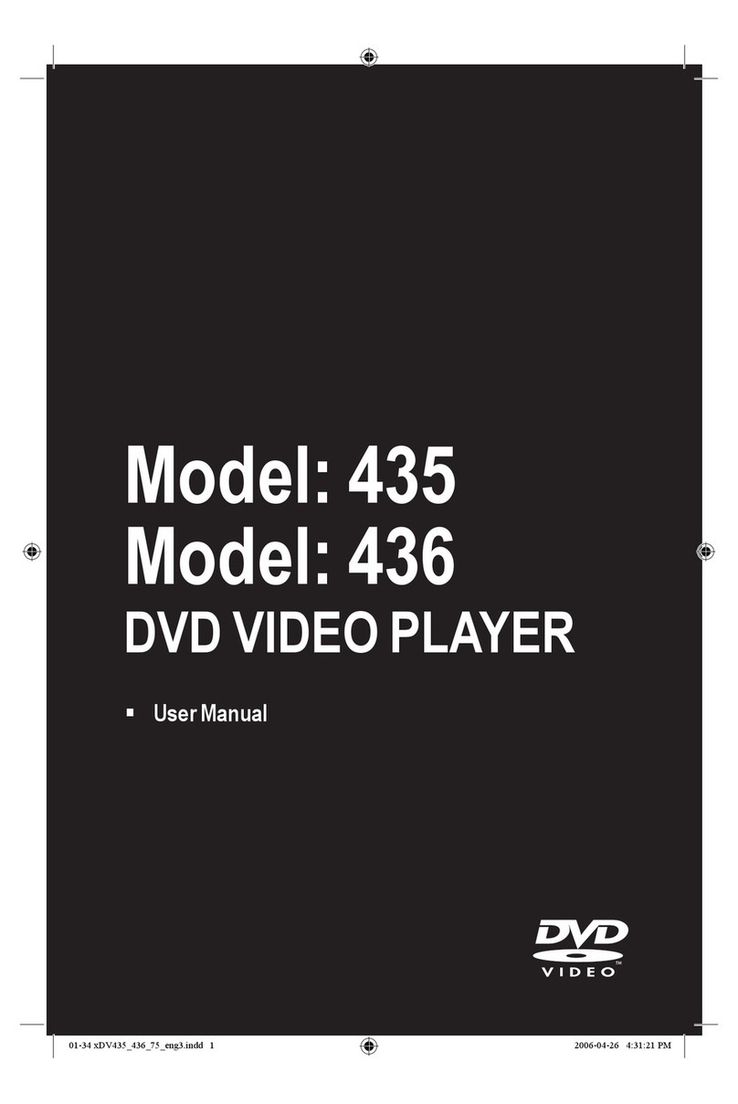 Philips DV 435 Series User manual