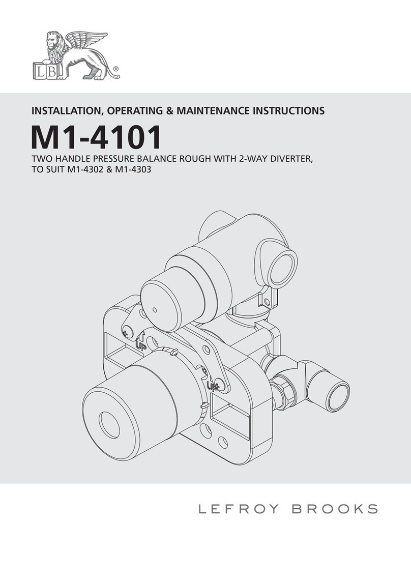 Lefroy Brooks M1-4101 Assembly instructions