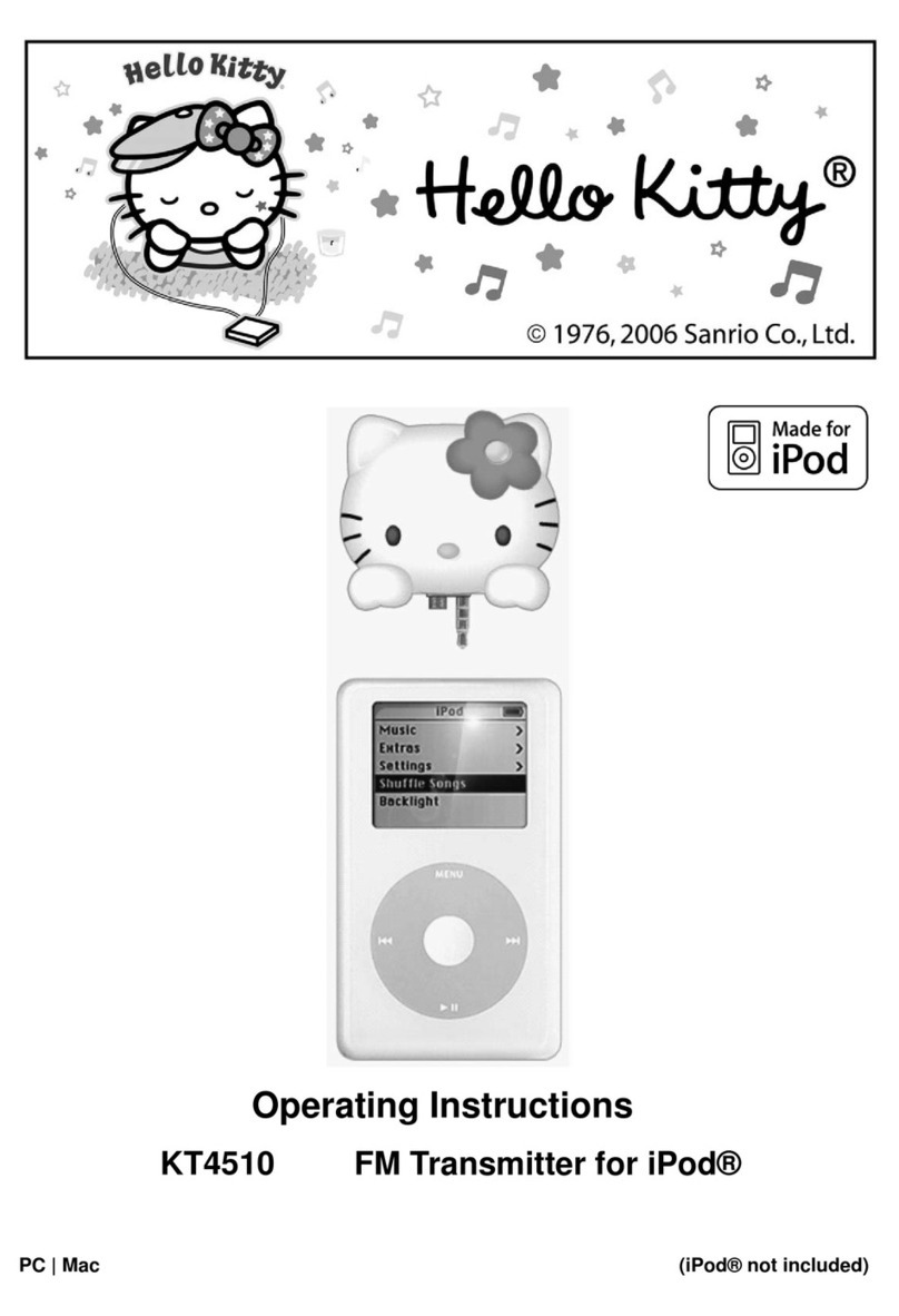 Sanrio Hello Kitty KT4510 operating instructions