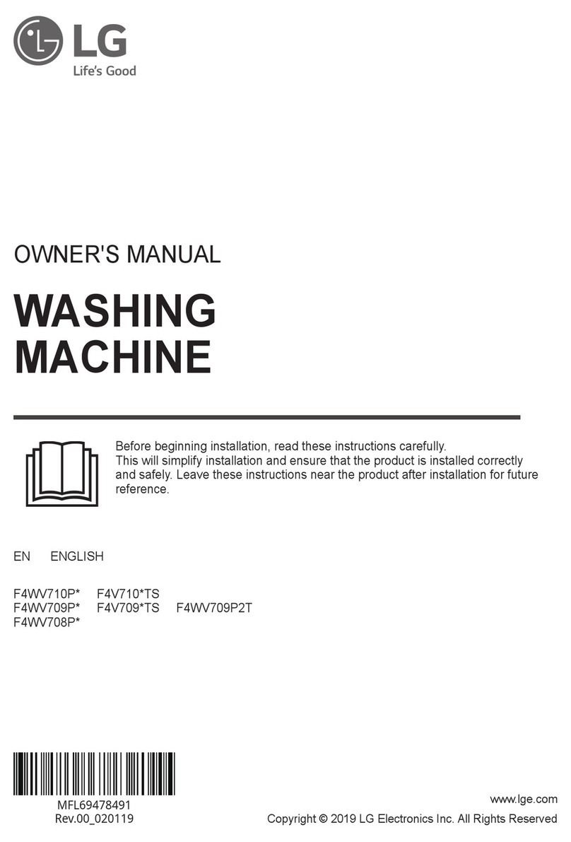 LG F4V710 TS Series User manual