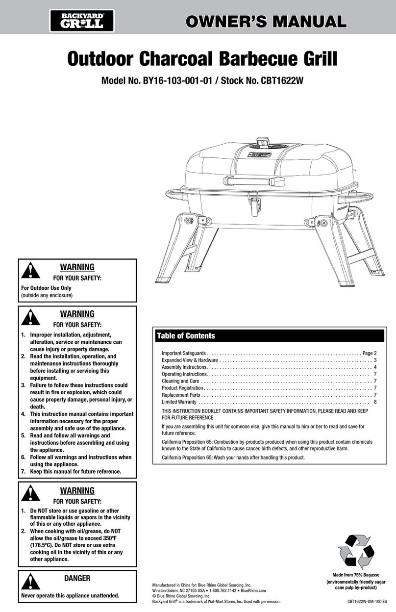 BlueRhino BY16-103-001-01 User manual