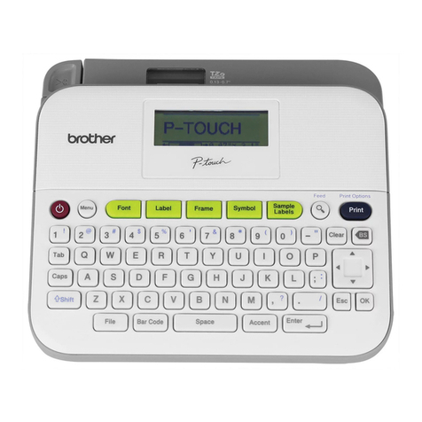 Brother P-touch PT-D400 P-touch PTD400AD user guide