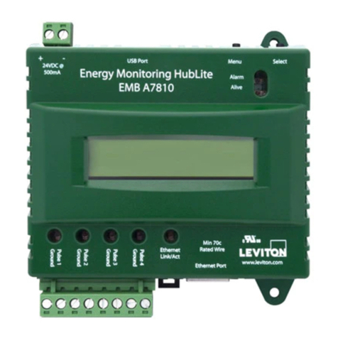 Leviton A8810 Installation and operation manual