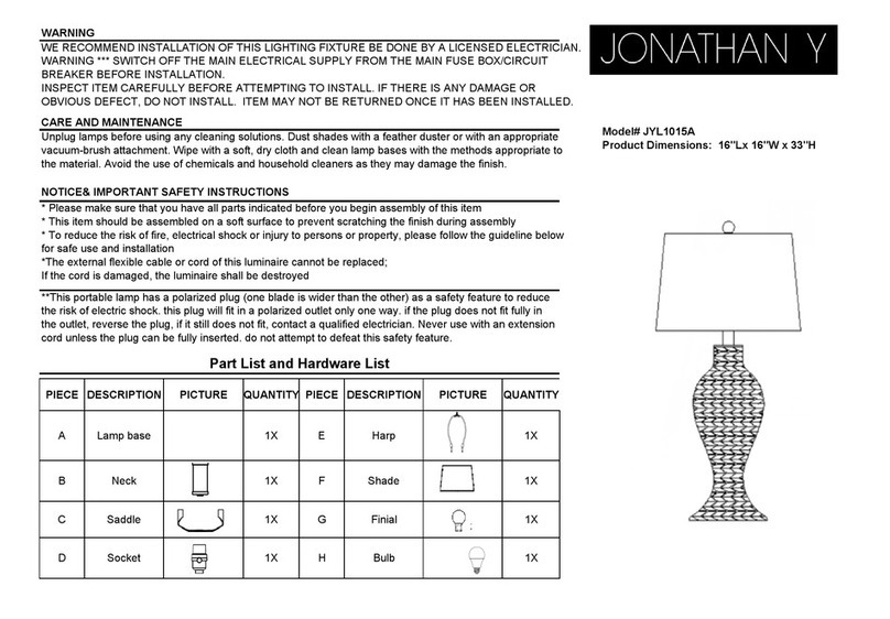 JONATHAN Y JYL1015A User manual JONATHAN Y JYL1015A User manual
