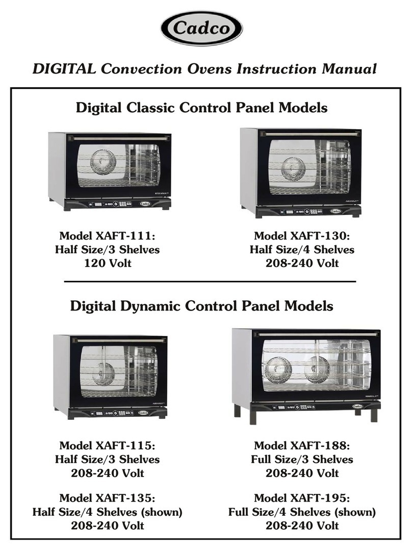 Cadco RS1125AO instruction manual