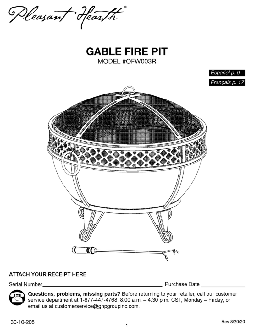 pleasant hearth GABLE OFW003R User manual pleasant hearth GABLE OFW003R User manual