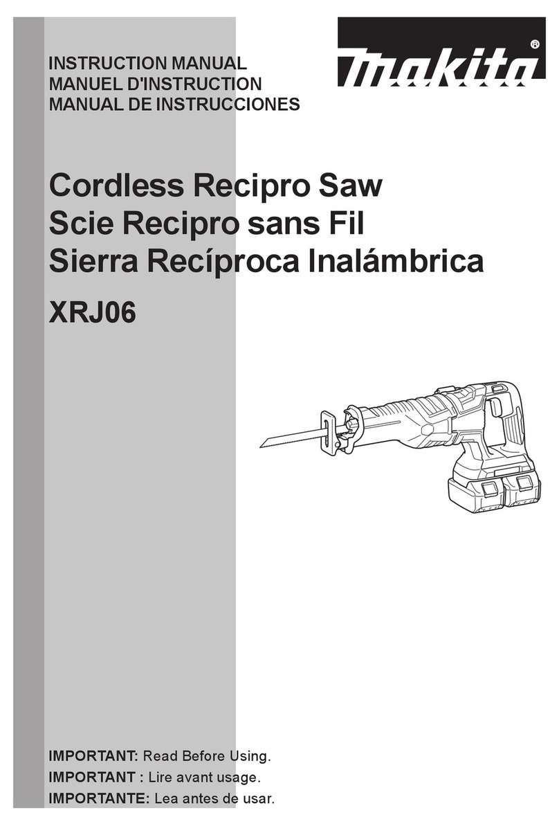 Makita XRJ06 instruction manual