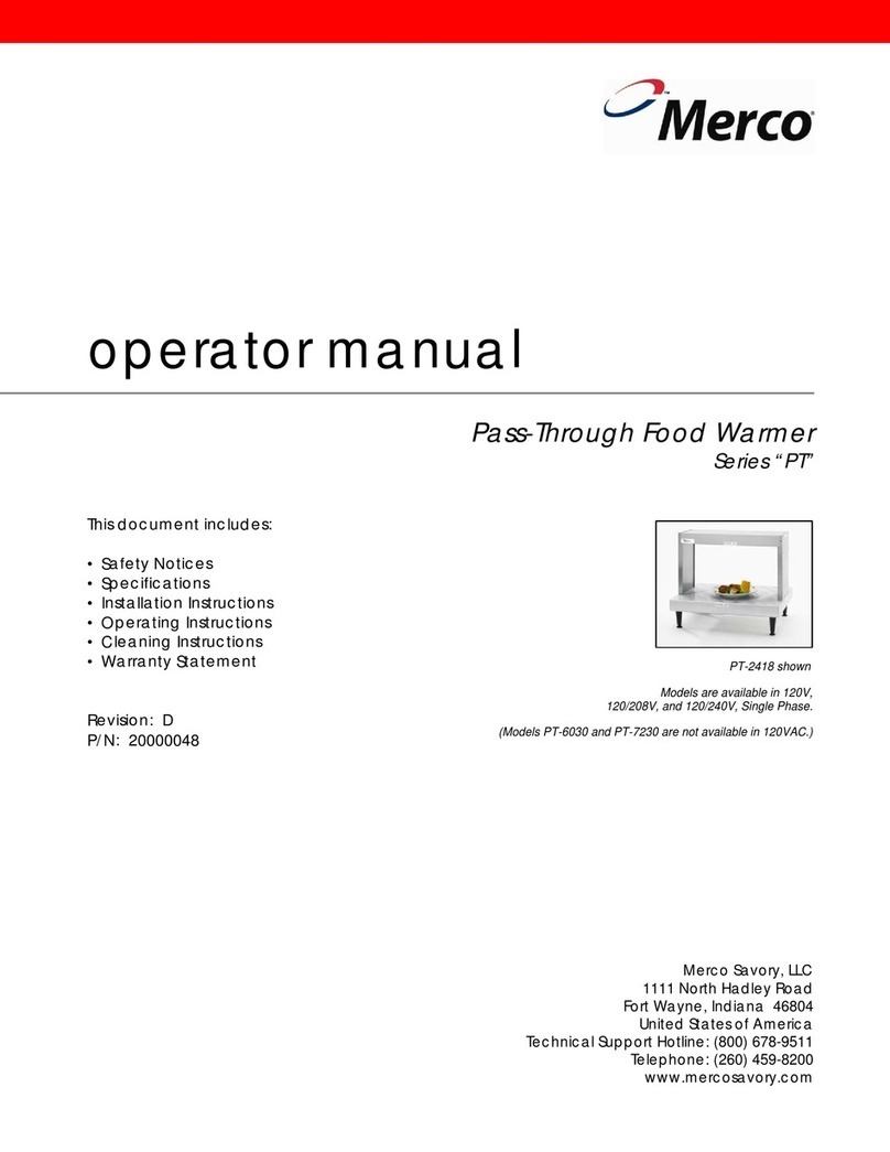 Merco PT Series User manual
