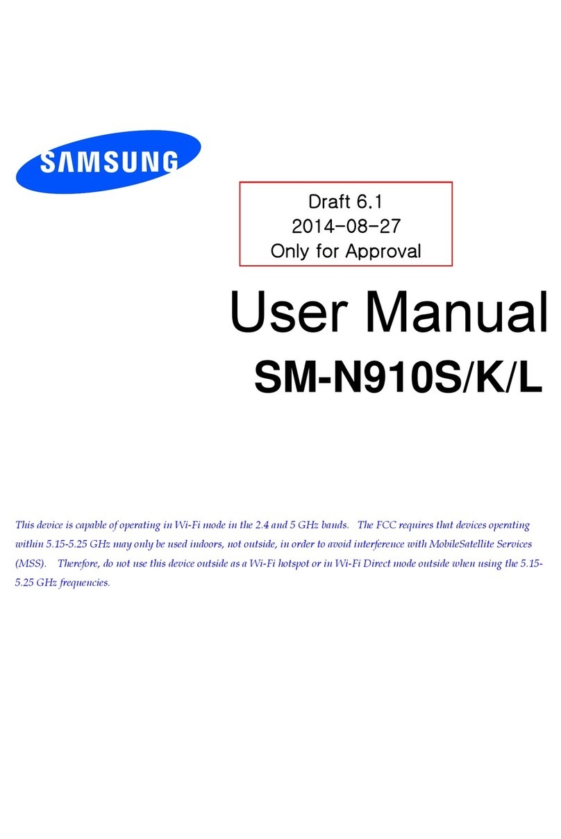 Samsung SM-N910S User manual