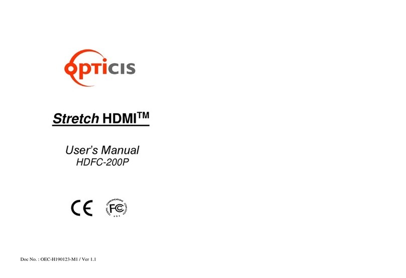 opticis Stretch HDMI HDFC-200P user manual