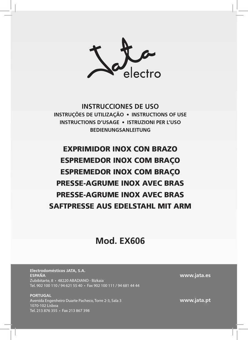 Jata EX606 Instructions for use