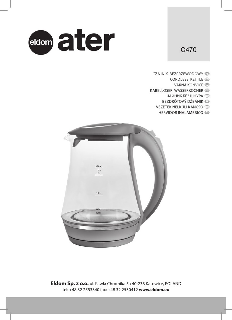 Eldom ater C470 User manual