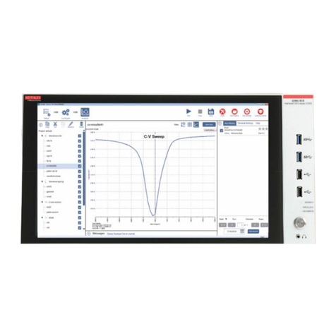 Tektronix KEITHLEY 4200A-SCS-PK2 User manual Tektronix KEITHLEY 4200A-SCS-PK2 User manual