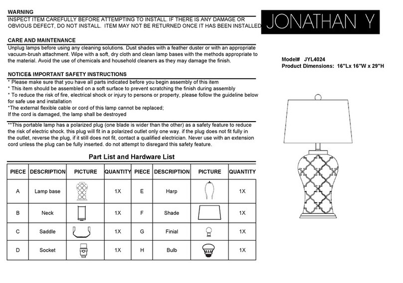 JONATHAN Y JYL4024 manual