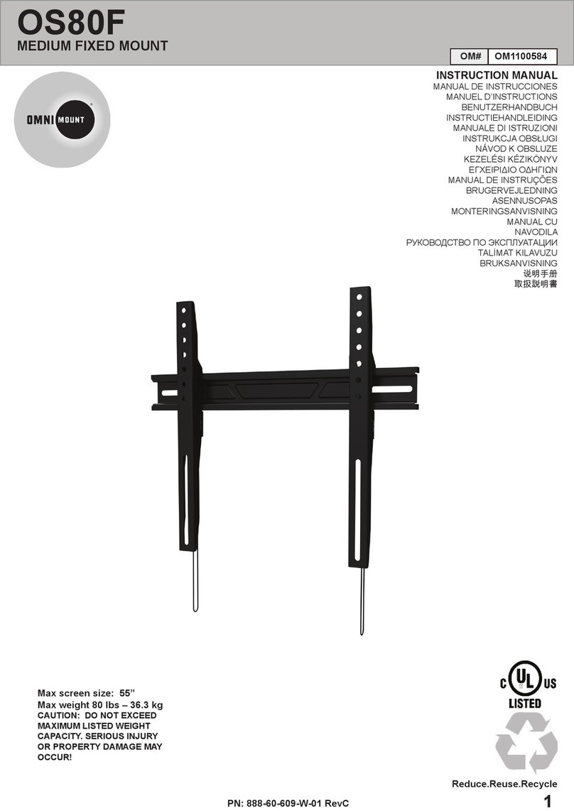 Omnimount OS80F User manual