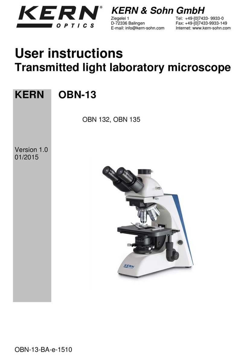 KERN Optics OBN132 User manual
