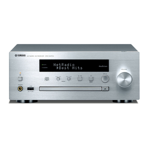 Yamaha CRX-N470D Quick manual