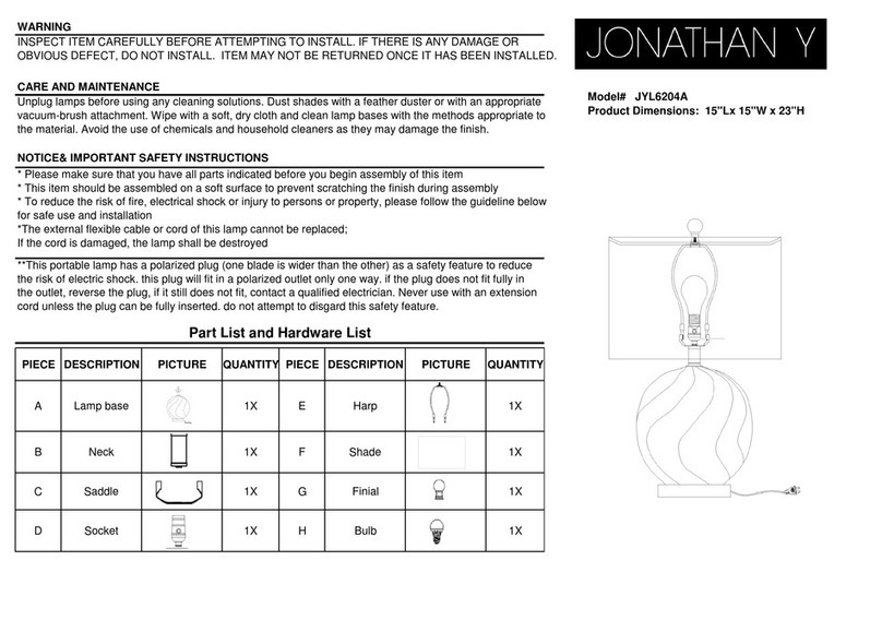JONATHAN Y JYL6204A User manual