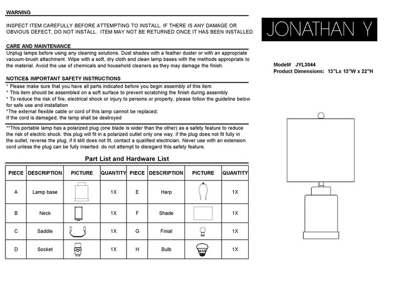JONATHAN Y JYL3044 User manual
