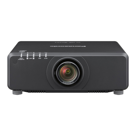 Panasonic PT-DW750 operating instructions