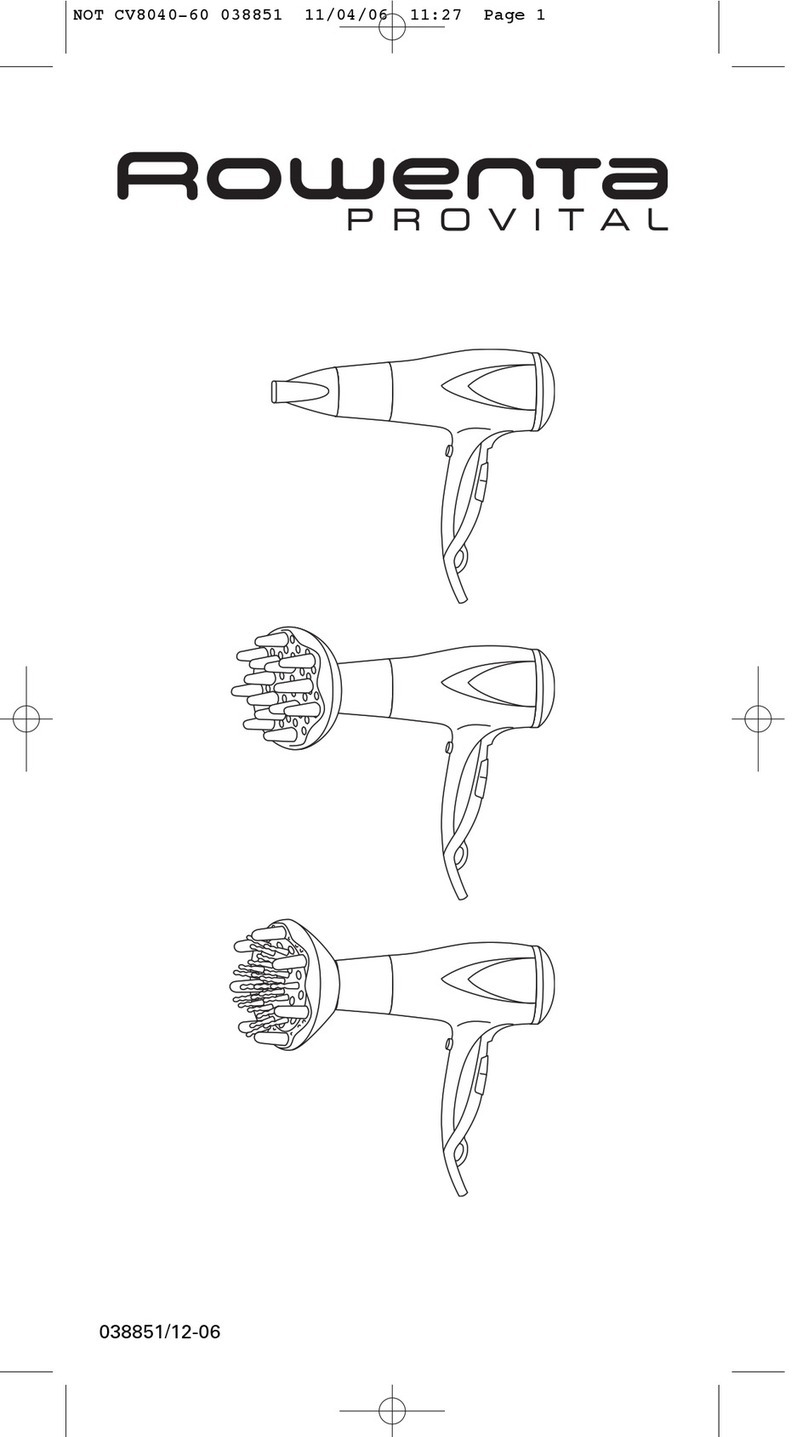Rowenta PROVITAL manual