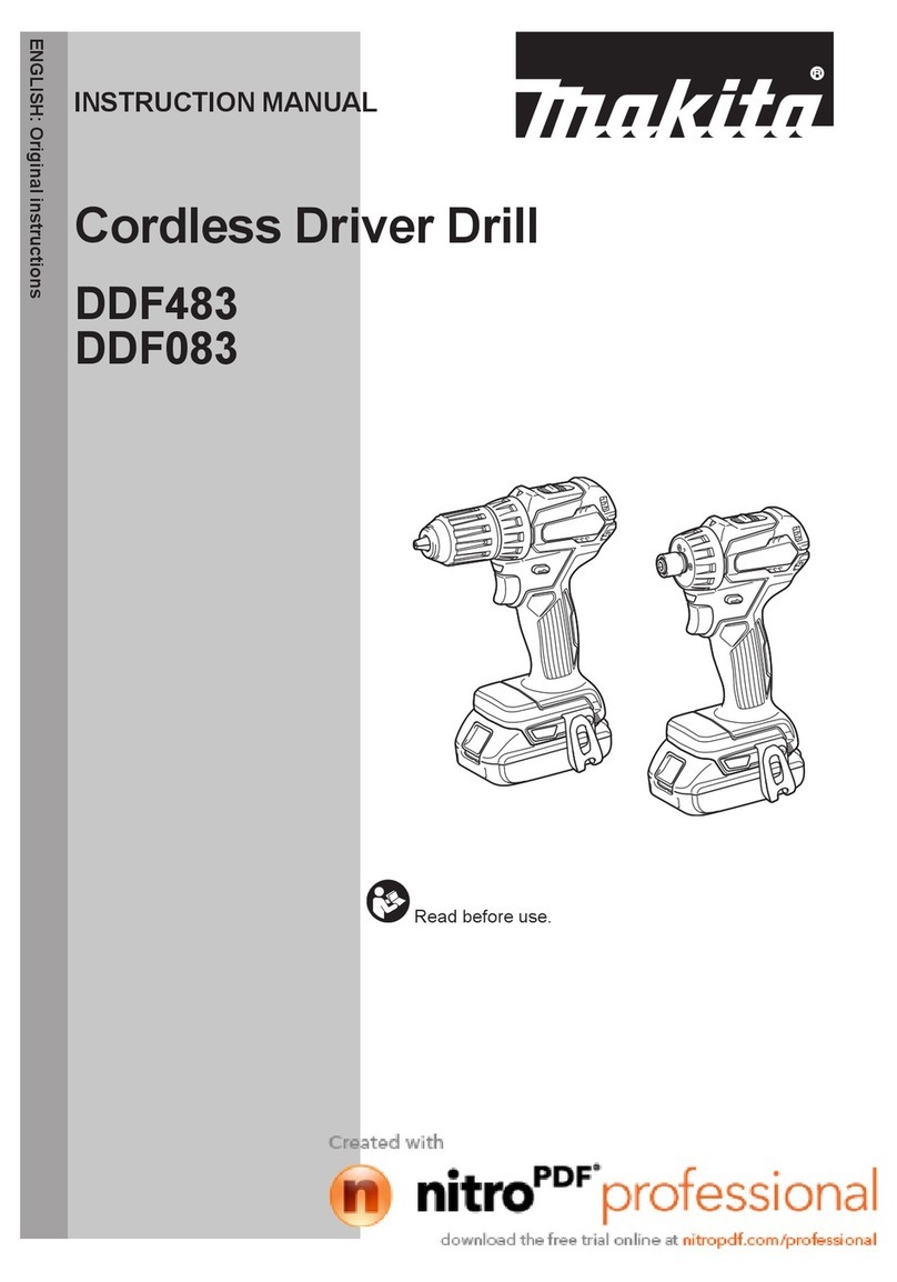 Makita DDF083Z User manual Makita DDF083Z User manual