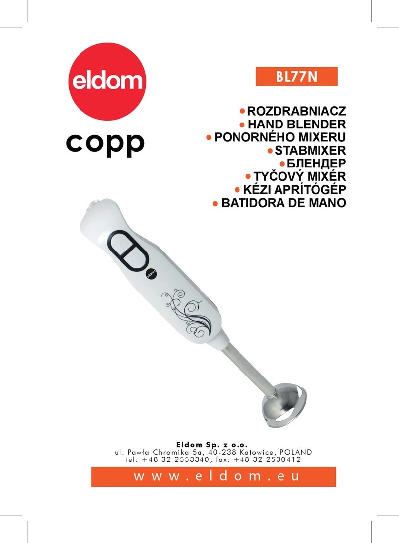 Eldom copp BL77N User manual