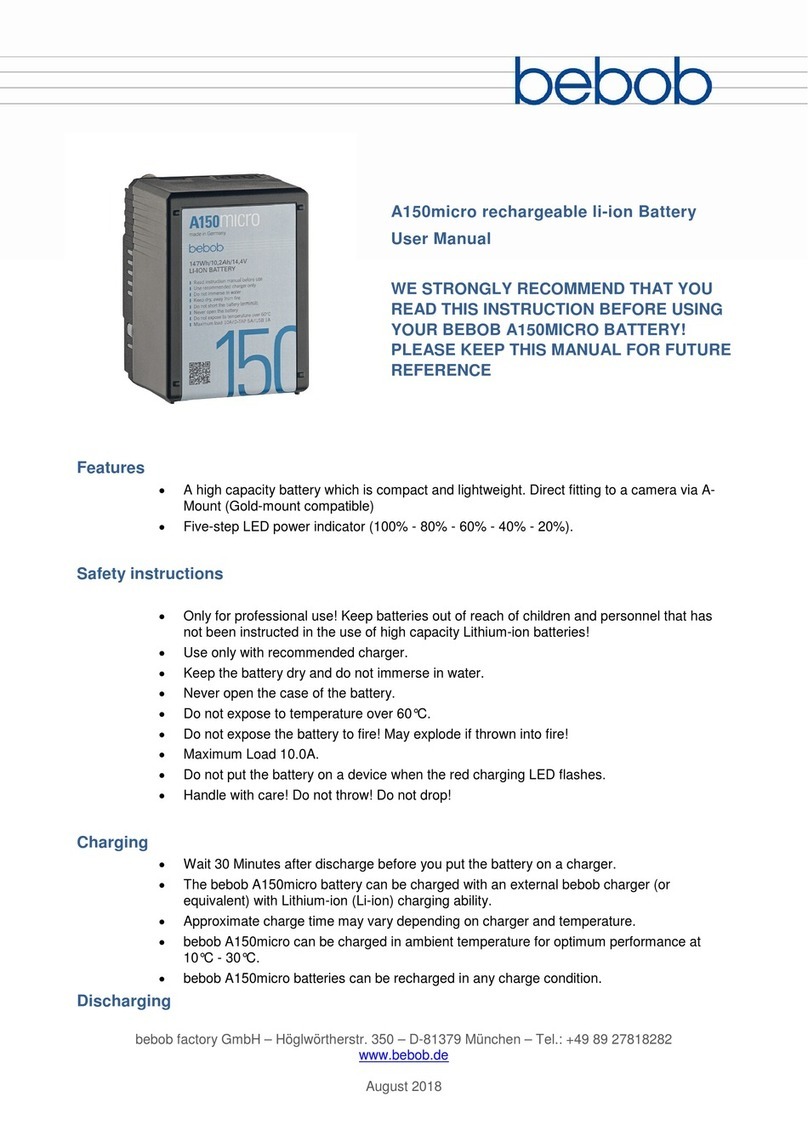 Bebob A150micro User manual