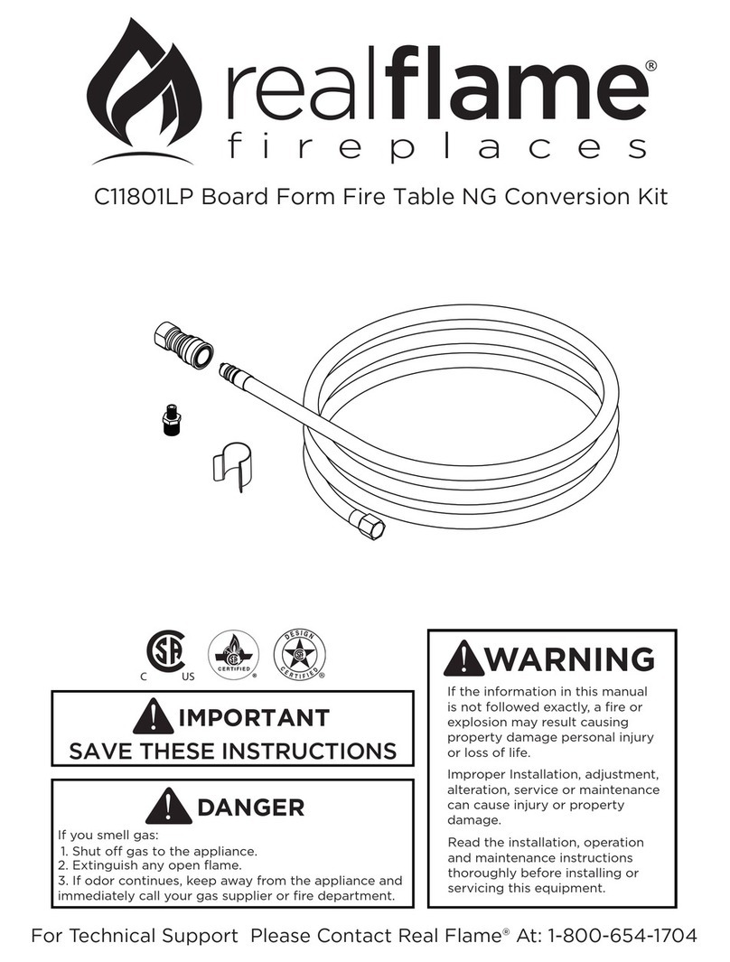 RealFlame C11801LP User manual RealFlame C11801LP User manual