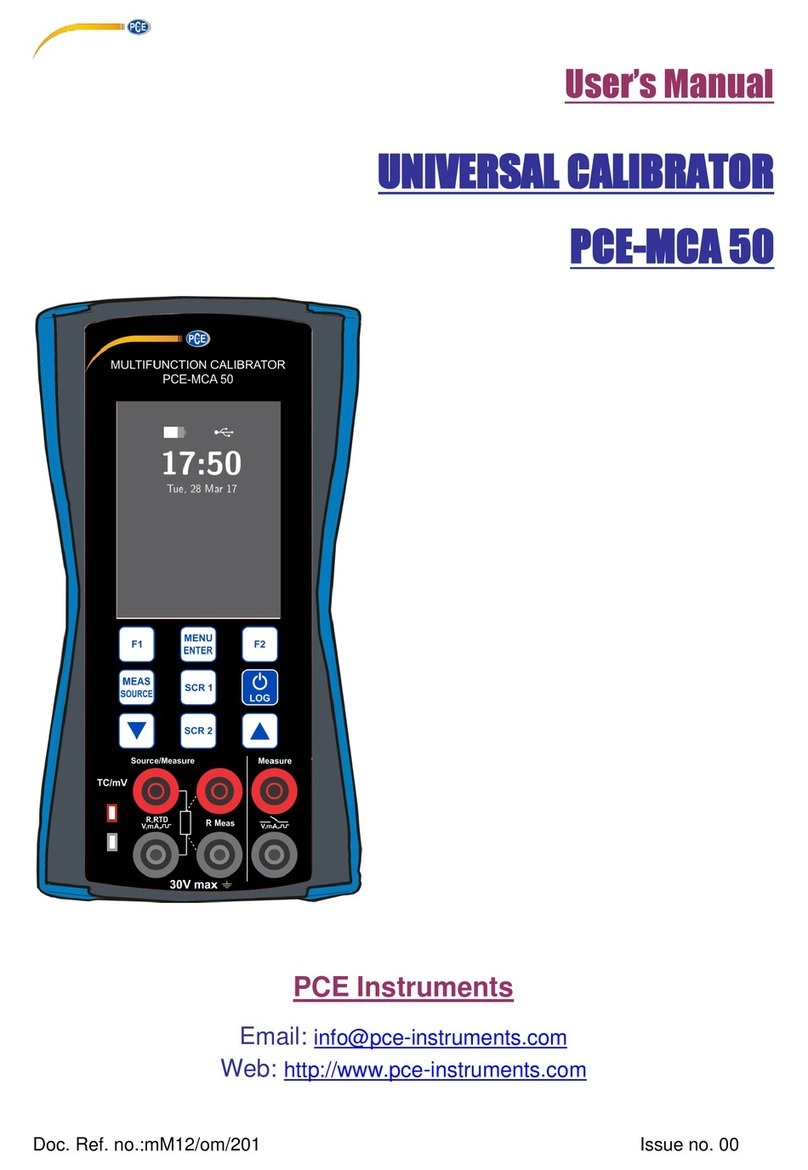 Masibus PCE-MCA 50 user manual