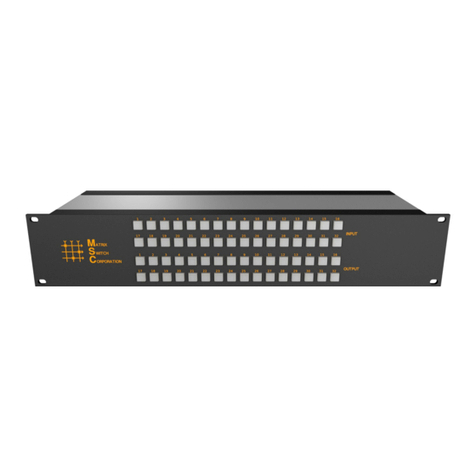 Matrix Switch Corporation MSC-2HD2408L product manual