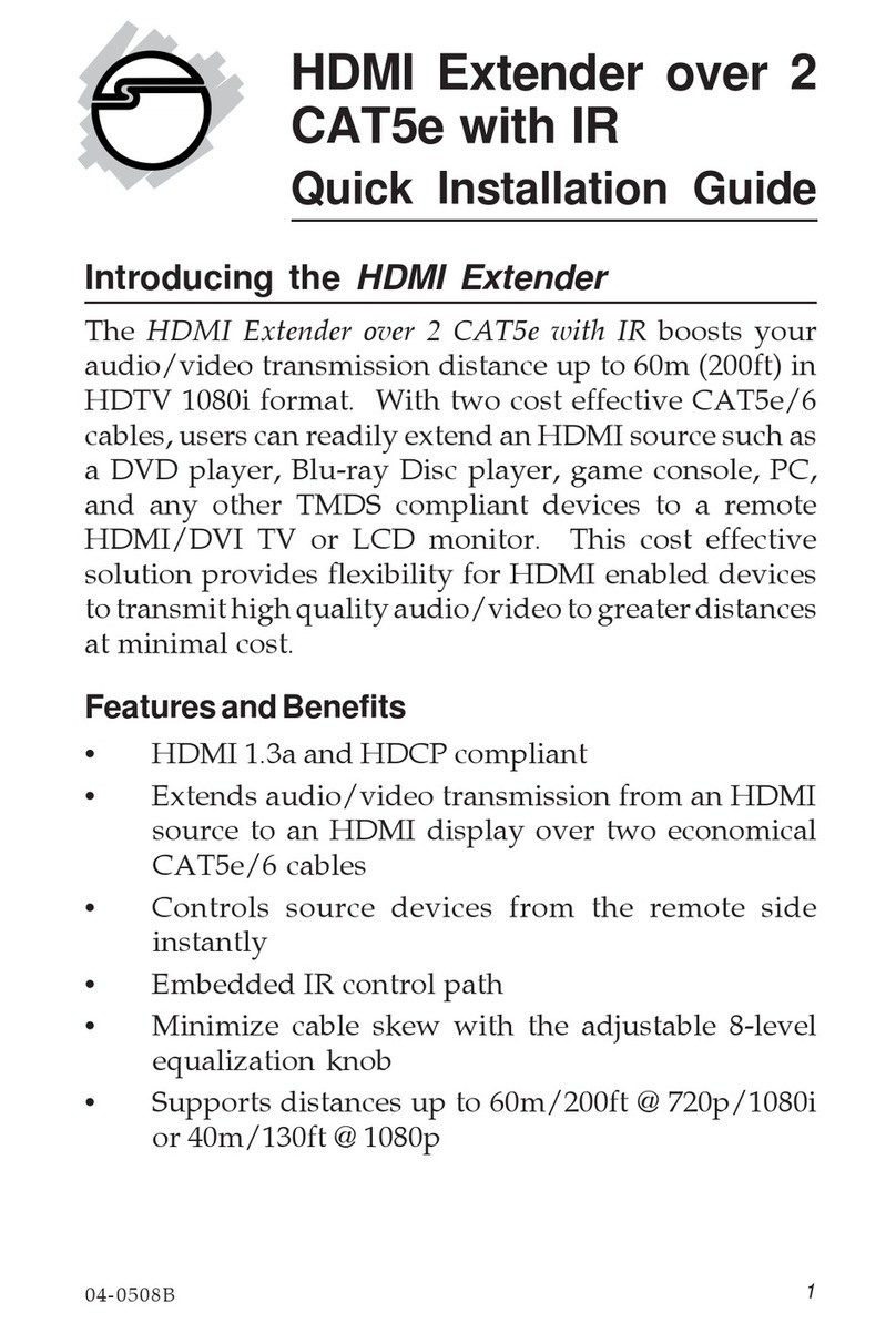 SIIG CE-HM0052-S1 Quick installation guide