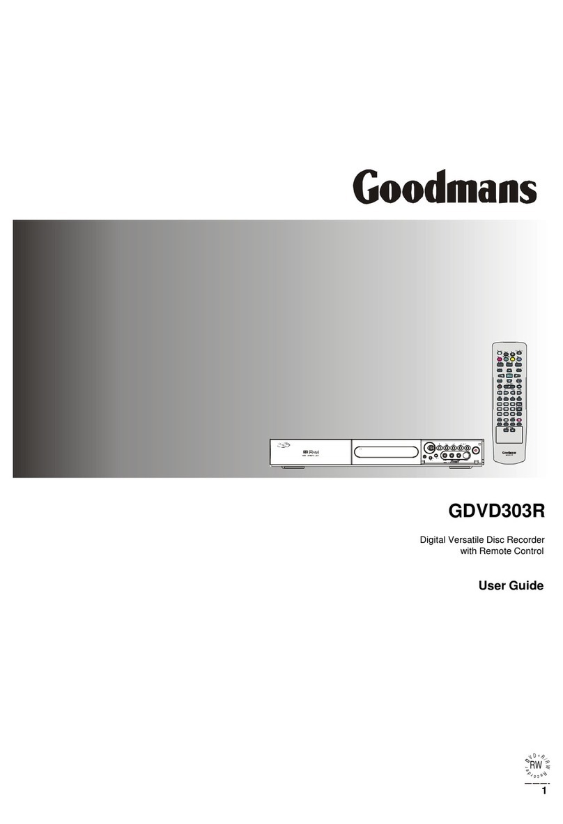 Goodmans GDVD303R User manual