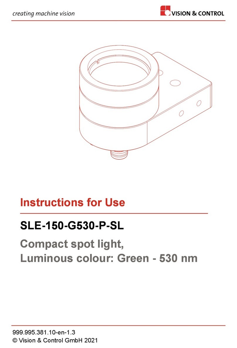 Vision & Control SLE-150-G530-P-SL Instructions for use